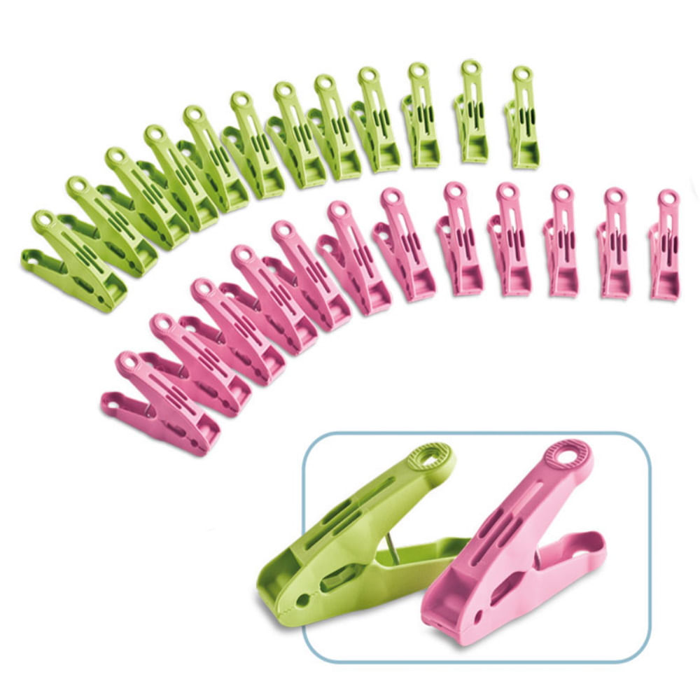 Ncm De Prendedor De Roupa Prendedor Plástico de Roupas (Pregador de Varal) Ref. 426 Pct/ 24