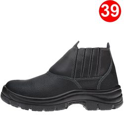 botinas couro flex