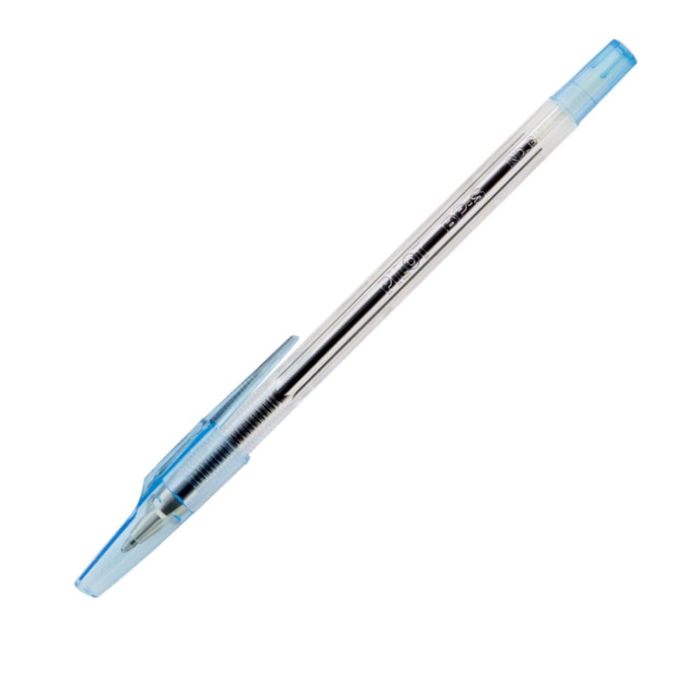 Caneta Esferográfica Bps Glass Ponta Fina 0,7mm Azul Pilot