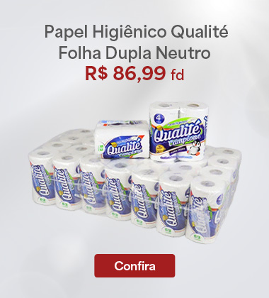 BN - Banner Papel Higiênico Qualité Folha Dupla Neutro