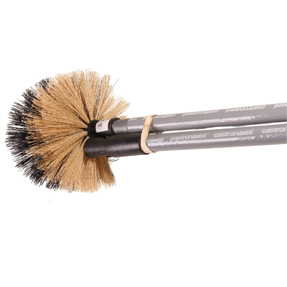 Vassoura Limpa Teto Cerdas de Nylon com Cabo de 2,4m
